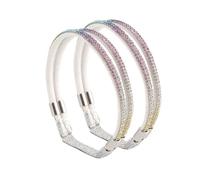 Correas de zapatos de tacón alto para mujer, tobilleras elásticas antideslizantes con diseño de diamantes de imitación, cómodos cordones brillantes para un ajuste seguro, adecuadas para todos los