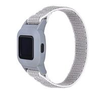 Correas deportivas de nailon de malla compatibles con Garmin Vivofit Jr 3 Fitness Tracker Accesorio Correa de reloj (concha marina)