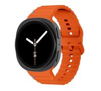 Correas deportivas de silicona resistente para Samsung Galaxy Watch 8 de 40 mm, 44 mm, 8 Classic Band de 46 mm, para mujeres y hombres, pulsera deportiva de silicona suave impermeable con un clic sin