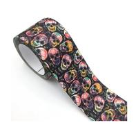 Correas Elásticas Con Estampado De Cabeza De Fantasma De Halloween, 2 Metros, 2,5 CM, 3,8 CM, Accesorios De Costura For Cinturón De Ropa DIY(GE035,25mm 2Meter)