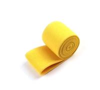 Correas elásticas de 6 metros y 4cm de ancho, banda de goma de nailon de Color, accesorios de costura Diy para ropa, Amarillo, 40mm