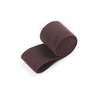 Correas elásticas de 6 metros y 4cm de ancho, banda de goma de nailon de Color, accesorios de costura Diy para ropa, Café, 40mm