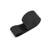 Correas elásticas de 6 metros y 4cm de ancho, banda de goma de nailon de Color, accesorios de costura Diy para ropa, Negro, 40mm