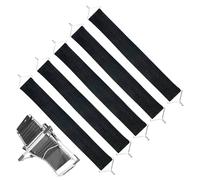 Correas elásticas de la silla del salón: juego 5 cinturones resistentes a lágrima, fuertes bandas reemplazo | Accesorios fijación reclinables reforzados, piezas soporte para asientos en el patio