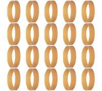 Correas elásticas para esquí: construcción de goma resistente de 1,1 x 4,5 cm, 20 bandas elásticas para esquí, kit de afinación de snowboard, accesorios de esquí ajustables, para deportes al aire