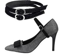 Correas invisibles para zapatos de tacón alto, correa transparente ajustable, correa transparente para tacones de tobillo, extensor de correas flexibles para zapatos con hebilla, cinturón