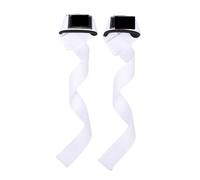 Correas Levantamiento 1 par de muñequeras deportivas for levantamiento pesas, silicona celular, antideslizantes, for gimnasio, for entrenamiento fuerza, unisex(B5 White)