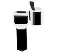 Correas Levantamiento 1 par de muñequeras soporte for muñeca, extra resistentes, for levantamiento pesas, for entrenamiento fitness y gimnasio(White)