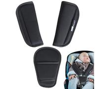 Correas para asiento de coche - 18x12,5 cm Fundas de correas de seguridad para niños, Cojines universales para cinturones de seguridad, protectores antideslizantes transpirables | Cómodas