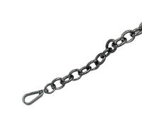 Correas Para Bolsos Asas del bolso de la correa del hombro del metal del reemplazo de la cadena del bolso ancho O de 17,5 mm(Black,140cm)