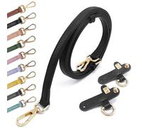Correas para Bolsos Correa Bolso Bandolera Tira Cinta Ajustable Asas Correa Ancha de Mujer Hombro Reemplazo Repuesto Estilo Black Gold 1.2cm