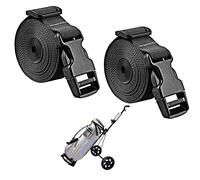 Correas para Carrito de Golf, cinturón de Cierre de cincha, Hebilla de liberación rápida, Correa para Saco de Dormir, Correas Ajustables y duraderas para Maleta, Correas de árbol de Navidad para