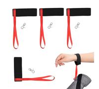 Correas para guantes de esquí - Poliéster, diseño antipérdida con cordón para la muñeca | Retenedor de guante seguro para protección de deportes al aire libre, correas de soporte de guantes para esqu