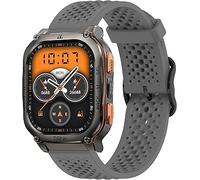 Correas para KOSPET Tank M3/M2/Ultra T2/T3 - Silicona Suave, Deportivas, Unisex - Compatible con AMAZTIM M2/M3/C20/T2/T3 y WalkerFit M2/M6 Ultra/Pro (Gris)