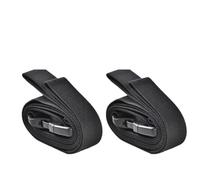 Correas para Mochilas 2pcs 1.35m Travel Tied Belt Durable Nylon Cargo Tie Down Luggage Lash Strap Camping Hiking Storage Buckle(Black 2PCS)