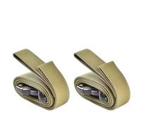 Correas para Mochilas 2pcs 1.35m Travel Tied Belt Durable Nylon Cargo Tie Down Luggage Lash Strap Camping Hiking Storage Buckle(Khaki)