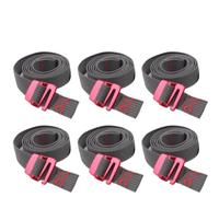 Correas para Mochilas Buckle Tie-Down Belt Cargo Straps Outdoor Quick Release Cord Tape Rope Travel Backpack Fixed Strap Tension Belts Fixing(6 PCS)