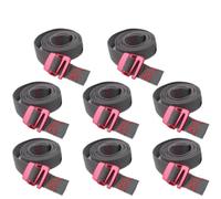 Correas para Mochilas Buckle Tie-Down Belt Cargo Straps Outdoor Quick Release Cord Tape Rope Travel Backpack Fixed Strap Tension Belts Fixing(8 PCS)
