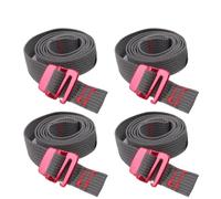 Correas para Mochilas Buckle Tie-Down Belt Cargo Straps Outdoor Quick Release Cord Tape Rope Travel Backpack Fixed Strap Tension Belts Fixing(4 PCS)