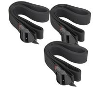 Correas para Mochilas Nylon Strap Adjustable Quick Release Buckle Packing Belt Tool Durable Travel Accessories Outdoor Fixed Cargo Tie Down(Black 3Pcs)