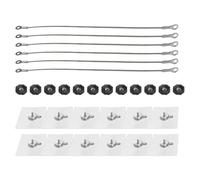 Correas para muebles, correas de seguridad antipuntas, sin taladro, amarres de seguridad para muebles, resistentes a prueba de niños, aparador de TV, estante de montaje en pared, kit de retención de