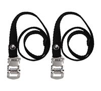 Correas para pedales - Correas con clips para los dedos, correa de nailon para pedales de bicicleta con bloqueo de clip - Correas para los dedos de los pies de nailon resistentes al desgaste, para bic