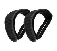 Correas para Pedales de Bicicleta con Calapiés, Negro, Nylon