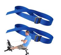 Correas Para Pedales De Máquina Para Ejercitar Piernas: 2 Piezas De Repuesto De Arnés De Pie Ajustable, Correas Para Pies Para Máquina De Remo, Accesorio De Ciclismo Seguro Para Entrenador Elíptico, S