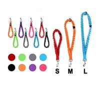 Correas para Perros Amortiguador elástico Collar de Correa de Perro Grande de un Paso Big Dog Lead Cuerda Corta para Caminar a Prueba de explosiones para Perros de Pastor alemán Labrador-Púrpura_5