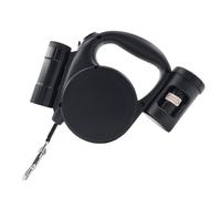 Correas para Perros con luz - 5 Metros Extraíbles Automáticos Accesorios de Escape con de Almacenamiento para Bolsas De,Líneas de Paseo Perros,para Senderismo Entrenamiento Camping