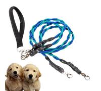 Correas para Perros - Correas Elásticas Doble Cuerda - Accesorios Fuertes para Mascotas Cómoda y Resistente Uso Exterior Playa Entrenamiento Seguro