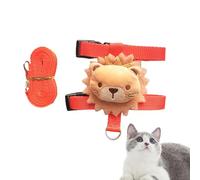 Correas Para Perros Resistentes: Correa Para Mascotas Con Chaleco De Dibujos Animados Lindo De 13-18 Cm, Correa Para Cachorros De Adaptabilidad Conveniente | Accesorios De Ropa De Entrenamiento Para C