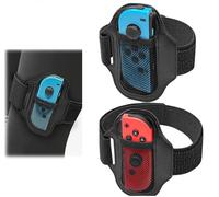 Correas para Piernas Nintendo Switch Sports - 2 Pcs Correas Ajustables para Juegos de Deportes y Fitness, Compatible con Switch OLED Joycon, Manos Libres para Mayor Comodidad y Diversión, Negro