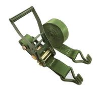 Correas para portaequipajes, Correas de trinquete con ganchos en J Verde 2 pulgadas ancho 3.3-82 pies Paquete 1(1set,25mx5cm/82'x2")