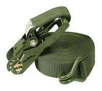Correas para portaequipajes, Correas de trinquete verdes con gancho doble en forma J, ancho 1,6 a 2 pulgadas, largo 3,0 a 15, m(W 4cm/1.6in,3.0m/9.8Ft)