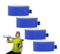 Correas Para Portaesquís: Transporte De Sujetadores, Envoltura Para Snowboard De 5x48 Cm, Eslinga Para Sujetar Equipos De Montaña De Invierno, Amarre Para Montaje De Equipo Tejido De Nailon Negro | So