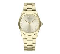 Radiant - Colección Fiji - Reloj analógico de Cuarzo. Reloj de Pulsera para Mujer. Reloj de Brazalete con Esfera Dorada y Correa de Acero Inoxidable. Tamaño 36mm. 3ATM.