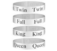 Correas para Sábanas,Juego De 4 Bandas Etiquetadoras Organizadoras - Cintas Elásticas para Sábanas | para Armario, Dormitorio, Lavandería, Lencería, Manta, Colchón, Edredón y Almacenamiento