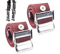 Correas para zancos - Kit de correas ajustables para las piernas, cómodas correas de nailon para patas de zanco, correas de fijación de 2 piernas, piezas de repuesto para zancos de yeso para varias