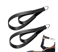 Correas Pilates,Anti-Slip Soft Acolchado Core Fuerza - 39x4cm Pilates Entrenamiento Bandas Estiradoras - Doble Loop Versatility For Entusiasts Athletes Women Beginners, Ladies, Inicio, Gimnasio