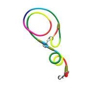 Correas reflectantes de nailon para perros y mascotas, cuerda de tracción para correr, manos libres, cadena de cuerda para perros pequeños y grandes (multicolor)