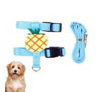Correas resistentes para perros - Lindo chaleco de dibujos animados Correas de entrenamiento para perros Juego de correas | Necesidades para perros al aire libre Suministros para mascotas Arnés para p