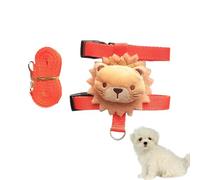 Correas resistentes para perros - Lindo chaleco de dibujos animados Correas de entrenamiento para perros Juego de correas | Necesidades para perros al aire libre Suministros para mascotas Arnés para p