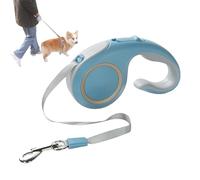Correas retráctiles | Correa de paseo con enrollador para todas las razas | Botón de bloqueo de una mano, asa antideslizante apta para cachorros, gatos y salidas al aire libre