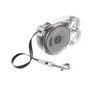 Correas retráctiles para perro, longitud ajustable automática con correas de nailon para un control seguro de entrenamiento de caminar, correas retráctiles automáticas