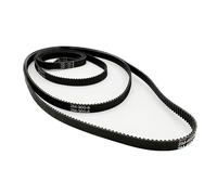 Correas Transmisión 270-392mm300mm Ancho 6/10mm Sello Goma Bucle Cerrado 2GT Espaciado 2mm 1 Uds Correa Distribución Síncrona GT2(2GT-376mm,Width 6mm)