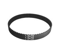 Correas Transmisión Correa Correa De Distribución De Transmisión 1.5x70 Correa De Goma 70 Dientes 329.70mm Dentadas Trapezoidales(12mm width)