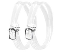 Correas transparentes para zapatos, correa de tobillo transparente con diseño elegante, correa de zapatos para zapatos sueltos de mujer, correa de repuesto para tacones, accesorio invisible ajustable
