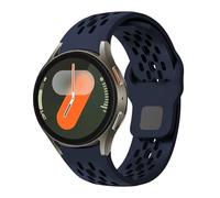 Correas transpirables para Samsung Galaxy Watch 7/6/5/4/FE Band 40mm 44mm/Galaxy Watch 6 Classic 47mm 43mm/Watch 4 Classic 46mm 42mm/Watch 5 Pro 45mm, correa deportiva de silicona sin huecos, correa