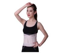 Corrección de la espalda, Cinturón de descompresión for la espalda, transpirable, ajustable, for parte inferior(Pink,XXXL)